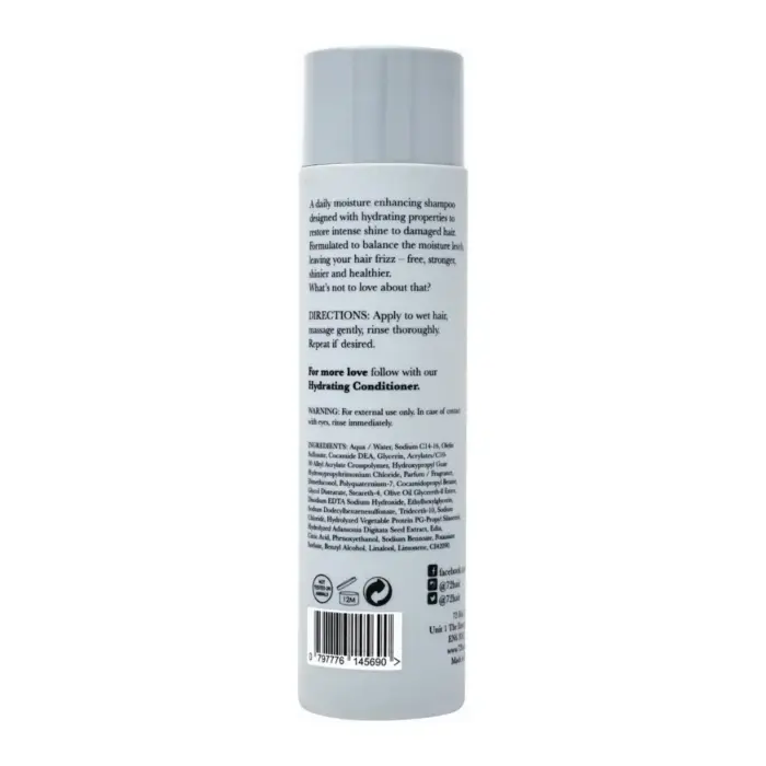 72 Hair Intense Moisture Shampoo 250ml — frontal